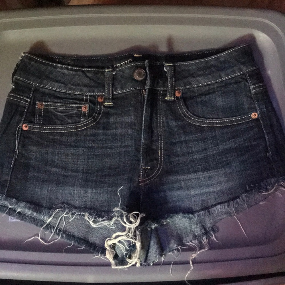 American eagle jean shorts